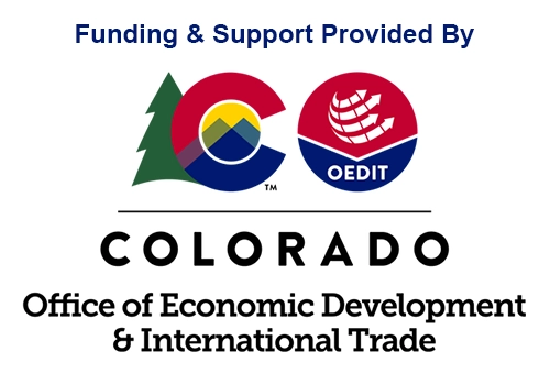 Funding & Support provided by the Colorado Office of Economic Development and International Trade